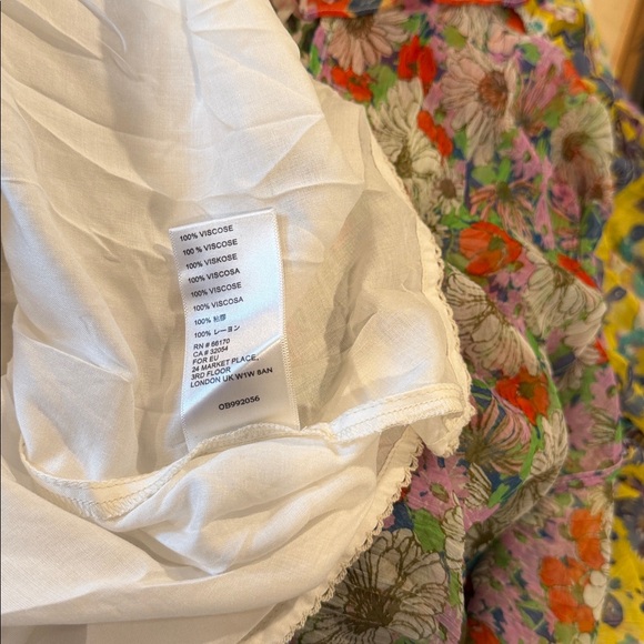 Anthropologie Multicolor Floral Halter Maxi Dress with Waist Sash - Picture 13 of 13